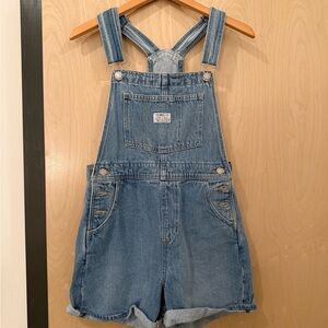 Levi's Blue Denim Overalls